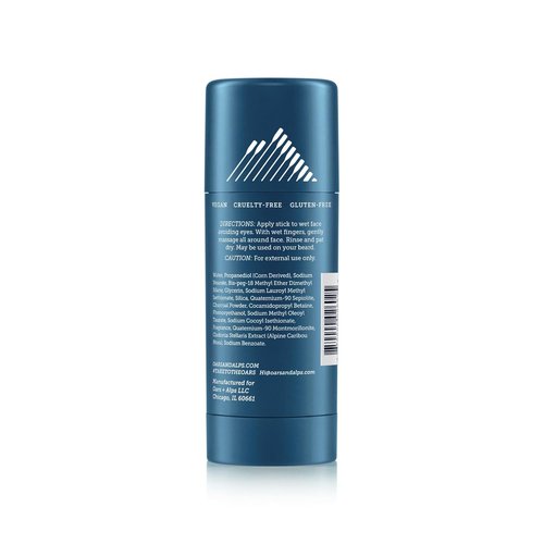 Oars + Alps Exfoliating Face Wash Stick - 2-in-1 Cleanser & Exfoliant with Activated Charcoal | Travel Size 1.2 Oz