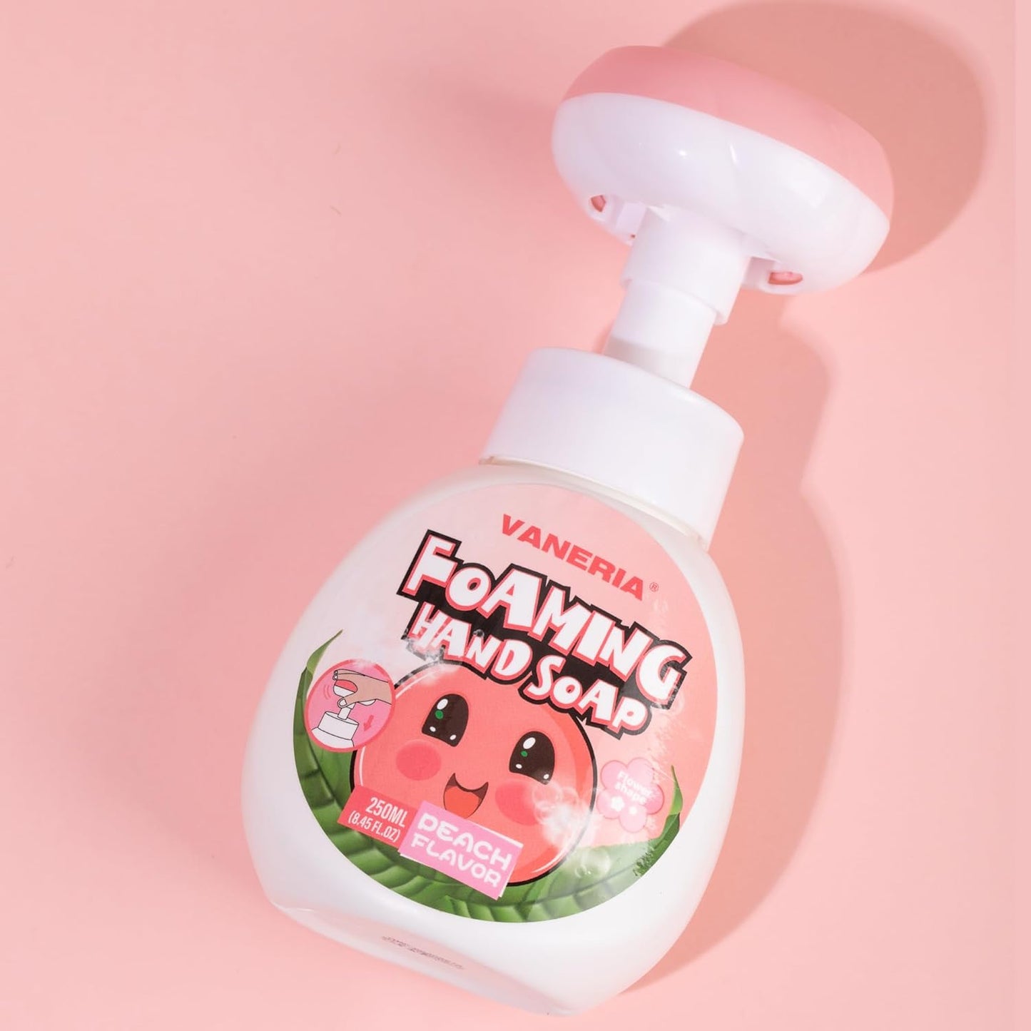 VANERIA Kids Foaming Hand Soap - Moisturizing & Gentle Formula for Sensitive Skin | 250ml/8.45 Fl Oz