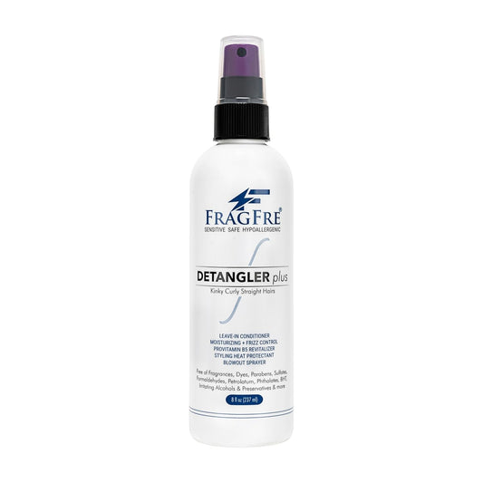 Skiennix Detangler Plus Styling Hair Spray - Heat Protectant & Blowout Spray, 8 oz | Fragrance-Free, Hypoallergenic, Anti-Frizz
