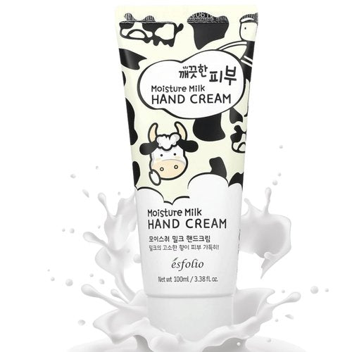 Esfolio Pure Skin Hand Cream - Hydrating Moisturizer with Milk Protein Extract for Soft, Smooth Hands | 3.38 OZ/100ML