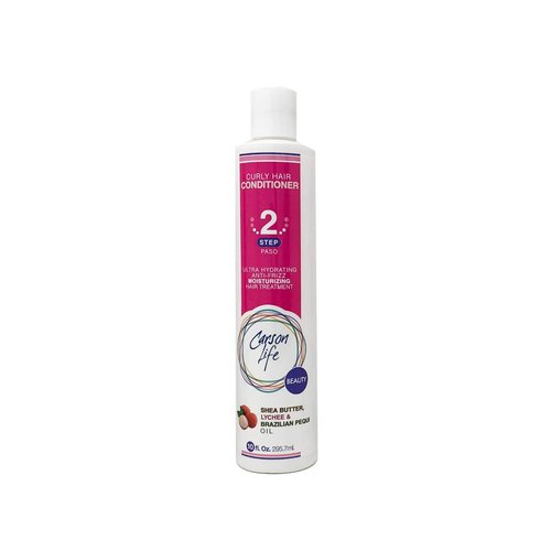 Carson Life Curly Hair Conditioner - Paraben & Sulfate Free - 10 Oz - Hydrating Shea Butter for Frizz Control & Shine