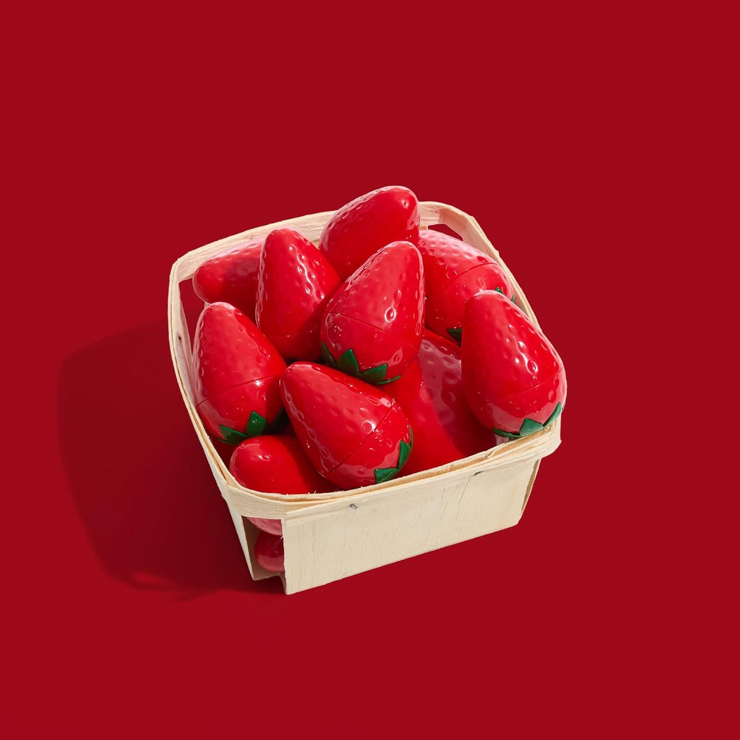 TONYMOLY Mini Strawberry Lip Balm - Hydrating Tinted Balm with Shea Butter & Vitamin E for Soft Lips
