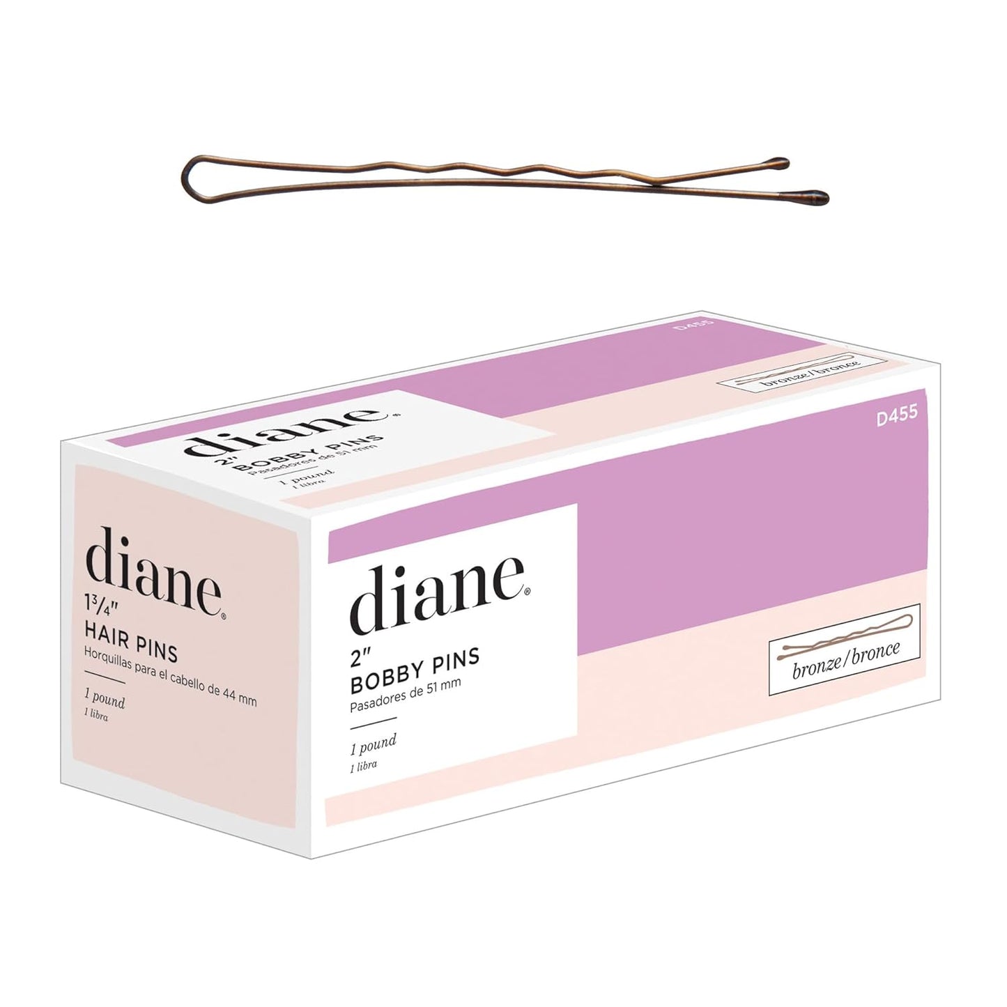 Diane Bobby Pins - 2" Bronze Hair Accessories | Pack of Approximately 600 Pins