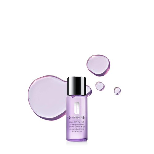 Clinique Take The Day Off Liquid Makeup Remover - Oil-Free, Non-Irritating Formula | For Lids, Lashes & Lips