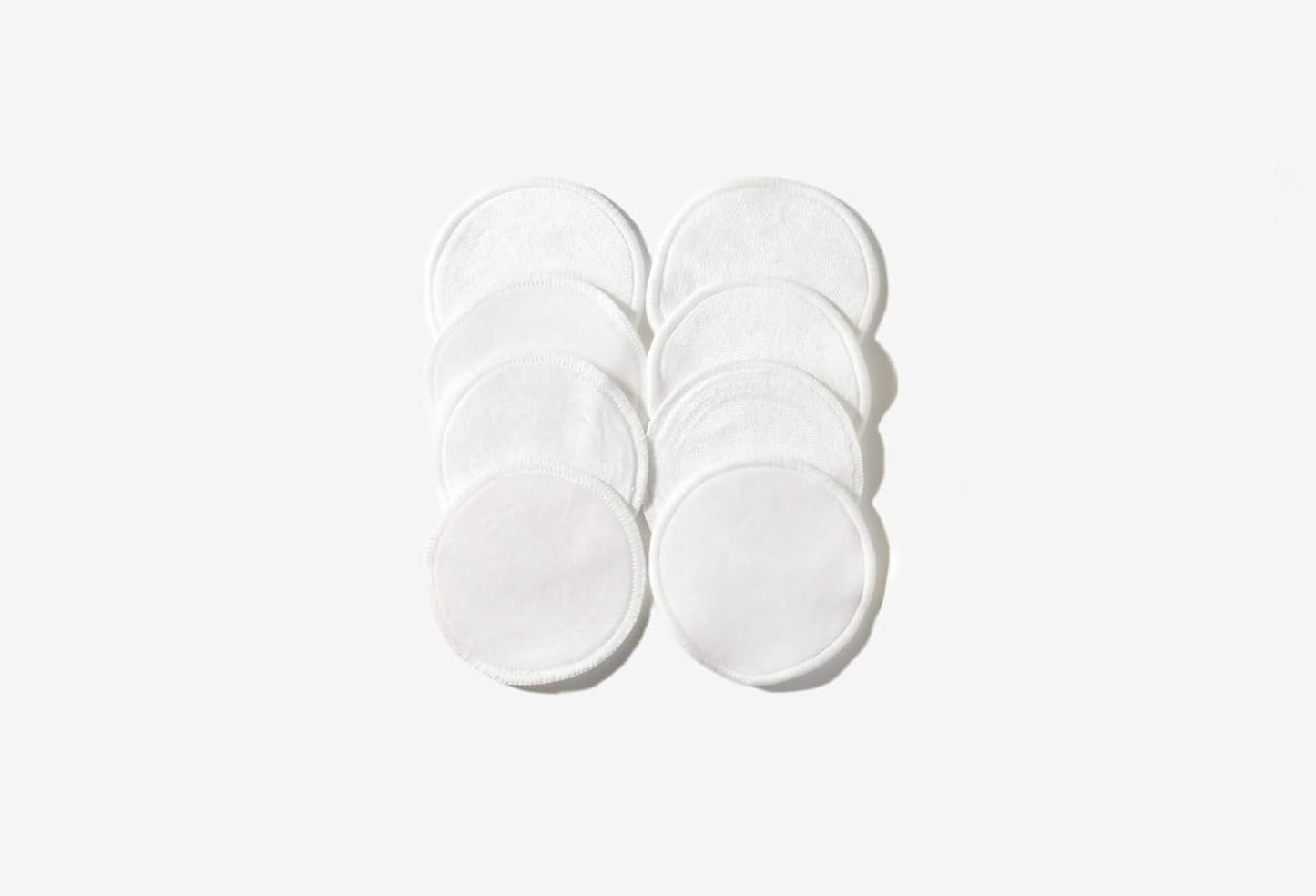 Velour Reusable Cotton Pads - Ultra-Soft Bamboo Rounds for Makeup Removal | Set of 8 with Laundry Bag