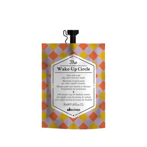 Davines The Wake-Up Circle | Invigorating Hair Mask for Stressed Scalp & Hair - Restores Energy & Volume, 1.69 Fl Oz