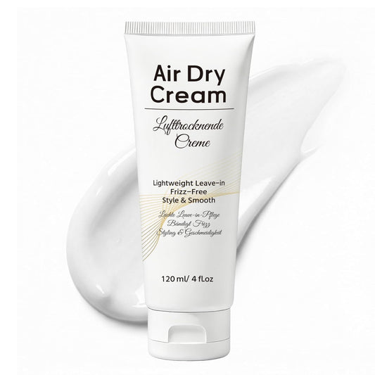 Skiennix Air Dry Cream - No-Heat Styling Cream for Frizz Control | Enhances Natural Texture, 4 oz