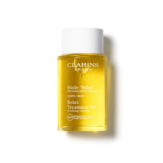 Clarins Relax Body Treatment Oil - Soothes Aching Muscles & Relieves Stress | 100% Natural Plant Extracts