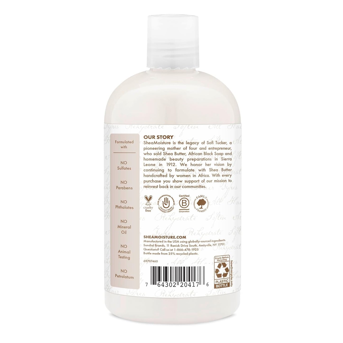 Shea Moisture Daily Hydration Shampoo - Nourishing Formula with 100% Virgin Coconut Oil | 384 ml