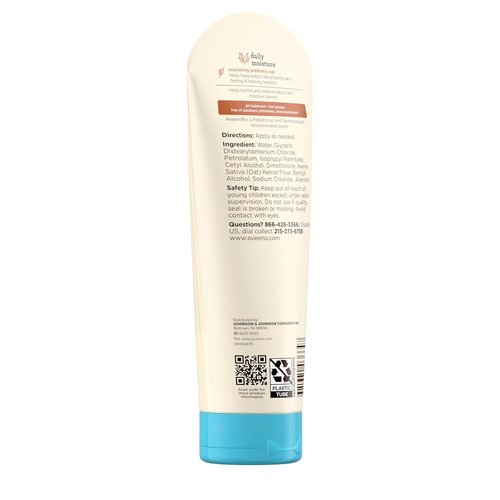 Aveeno Baby Daily Moisture Lotion - Hypoallergenic & Fragrance-Free for Sensitive Skin | 8 fl. oz