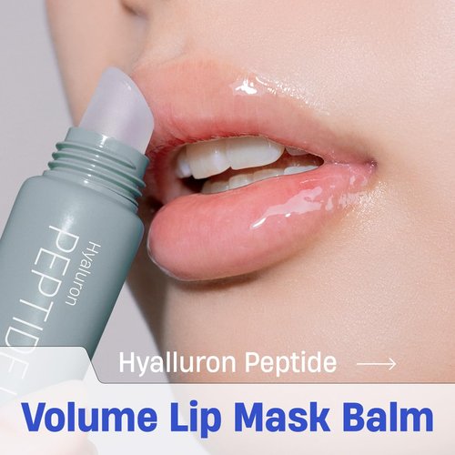 DERMATORY Hyalluron Peptide Volume Lip Mask Balm - Hydrating & Moisturizing for Day & Night (10ml)
