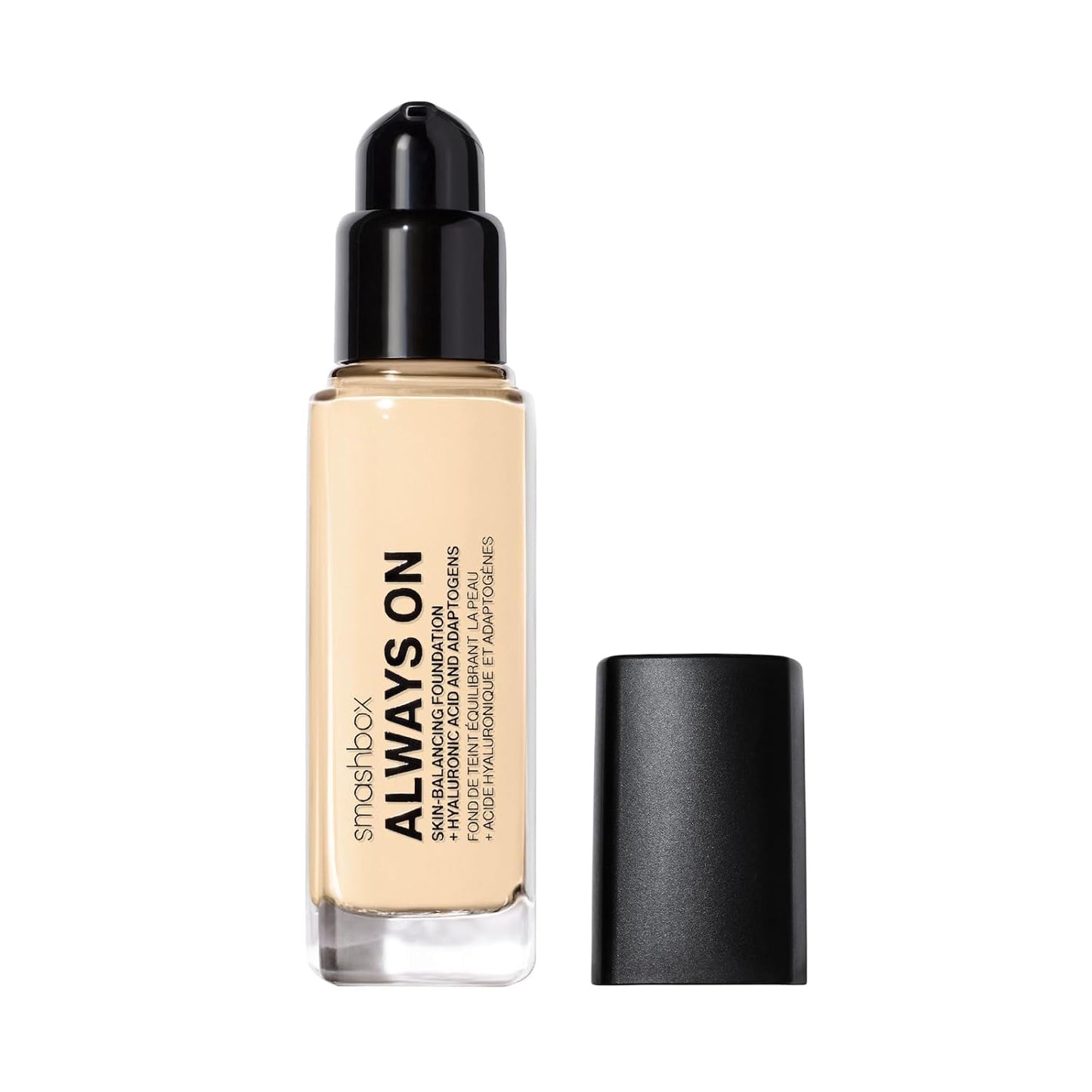 Smashbox Always On Skin-Balancing Foundation | Medium-To-Full Coverage Foundation | Hyaluronic Acid with a Natural-Looking, Second-Skin Finish, 1 Fl Oz