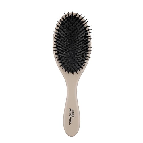 Paul Mitchell Dressing Hair Brush - Vegan Boar Bristles for Frizz Control & Shine | All Hair Types, Taupe