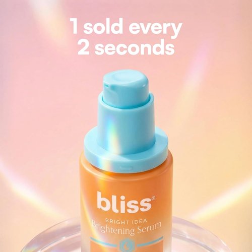 Bliss Vitamin C + Tri-Peptide Face Serum - Brightening & Firming Serum for Dark Spots & Fine Lines - 1 fl oz