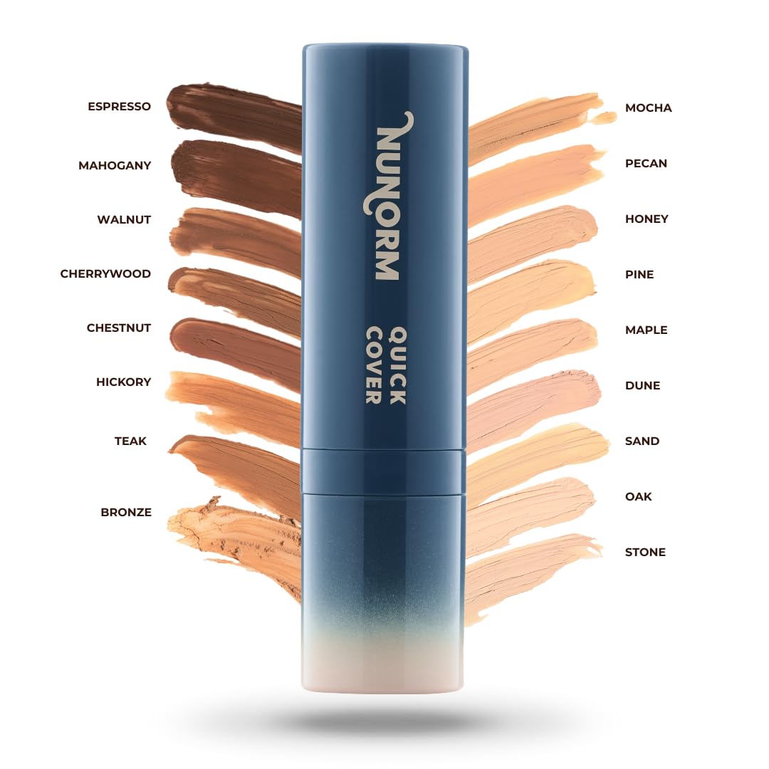 Skiennix Foundation & Concealer Stick for Men - Full Coverage for Dark Circles & Blemishes - Non-Comedogenic 12-Beige