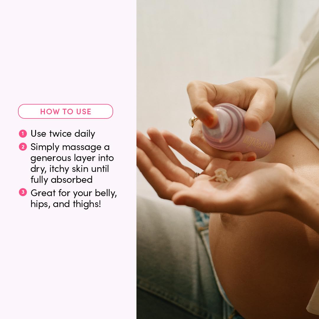 Evereden Nourishing Stretch Mark Cream - Clean Vegan Formula for Pregnancy & Postpartum | 4 fl. oz | Rich in Vitamins & Minerals
