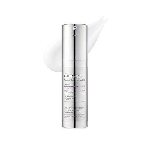 Mixsoon Peptide Cica Hyalshot 350 - Firming & Soothing Serum with Centella Asiatica & Hyaluronic Acid | 30ml Glass Skin Care