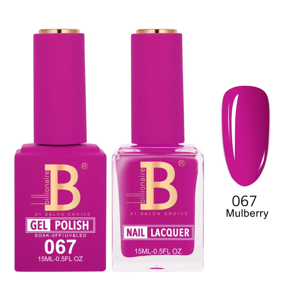 Matching Gel & Lacquer Nail Polish Duo Set - Multiple Colors