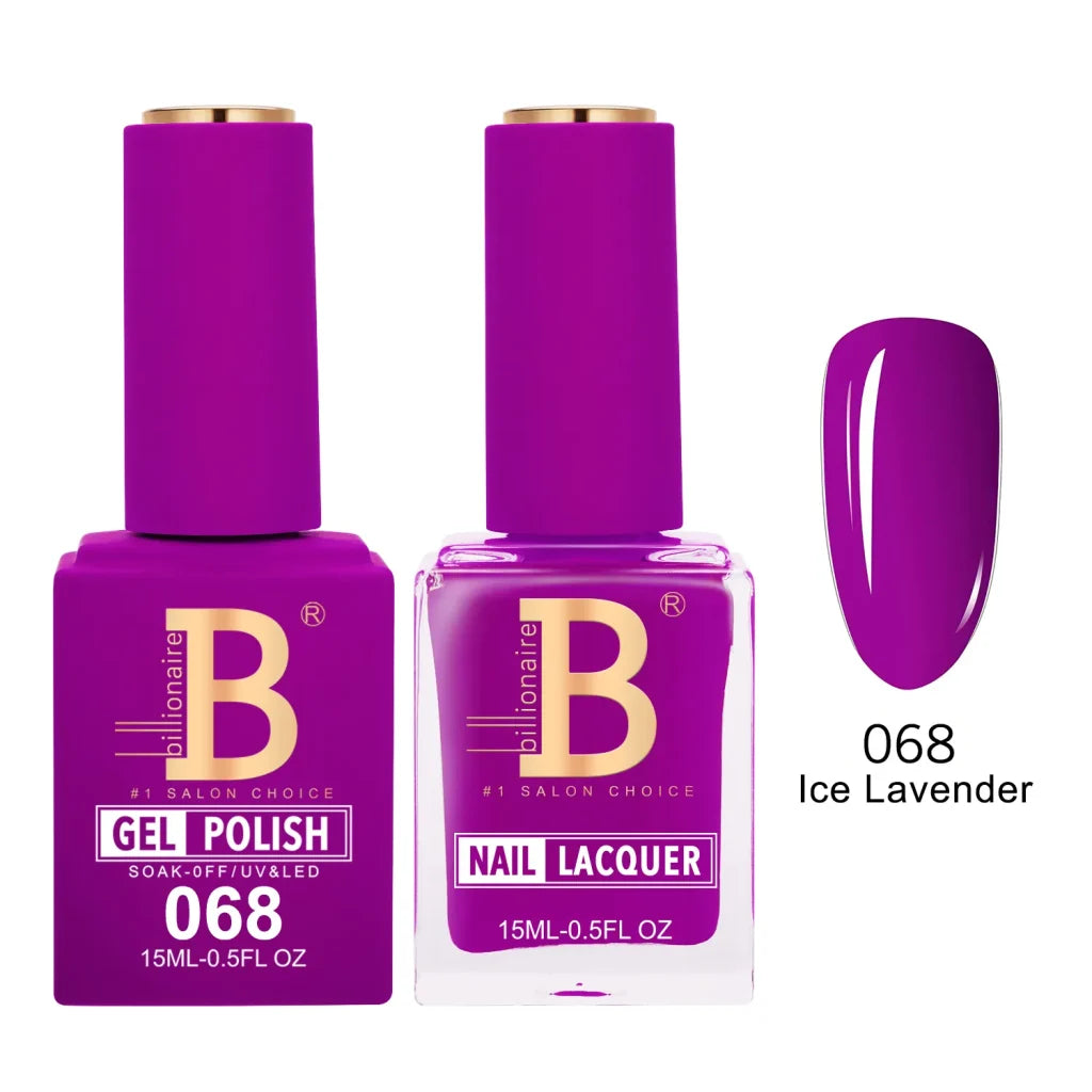 Matching Gel & Lacquer Nail Polish Duo Set - Multiple Colors
