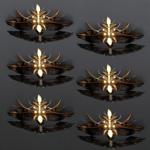 Crystal hair clip