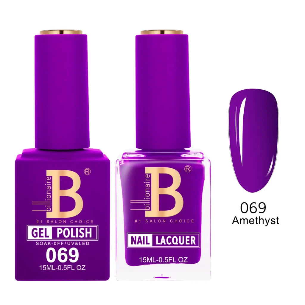Matching Gel & Lacquer Nail Polish Duo Set - Multiple Colors