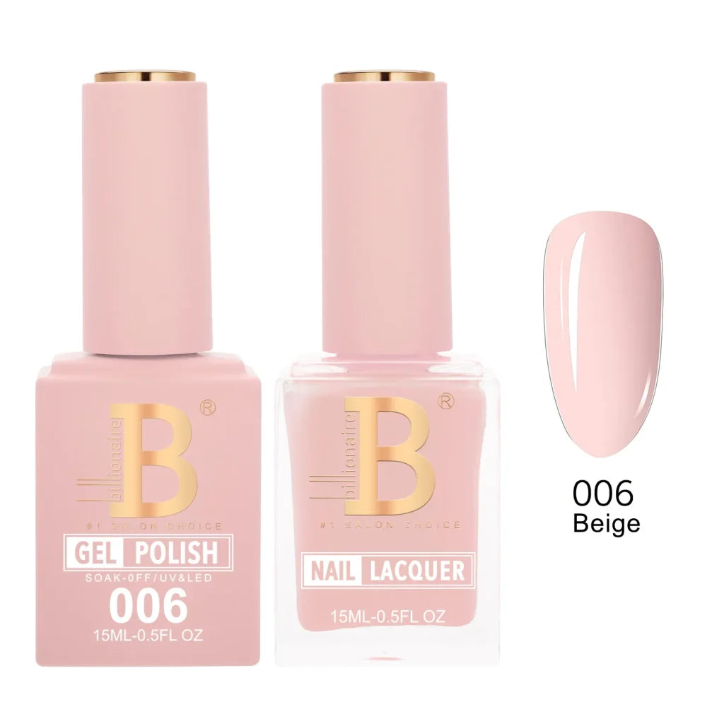 Matching Gel & Lacquer Nail Polish Duo Set - Multiple Colors