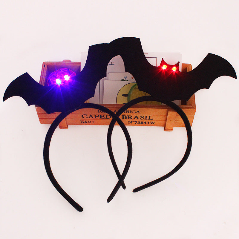 Halloween Glowing Bat Headbands
