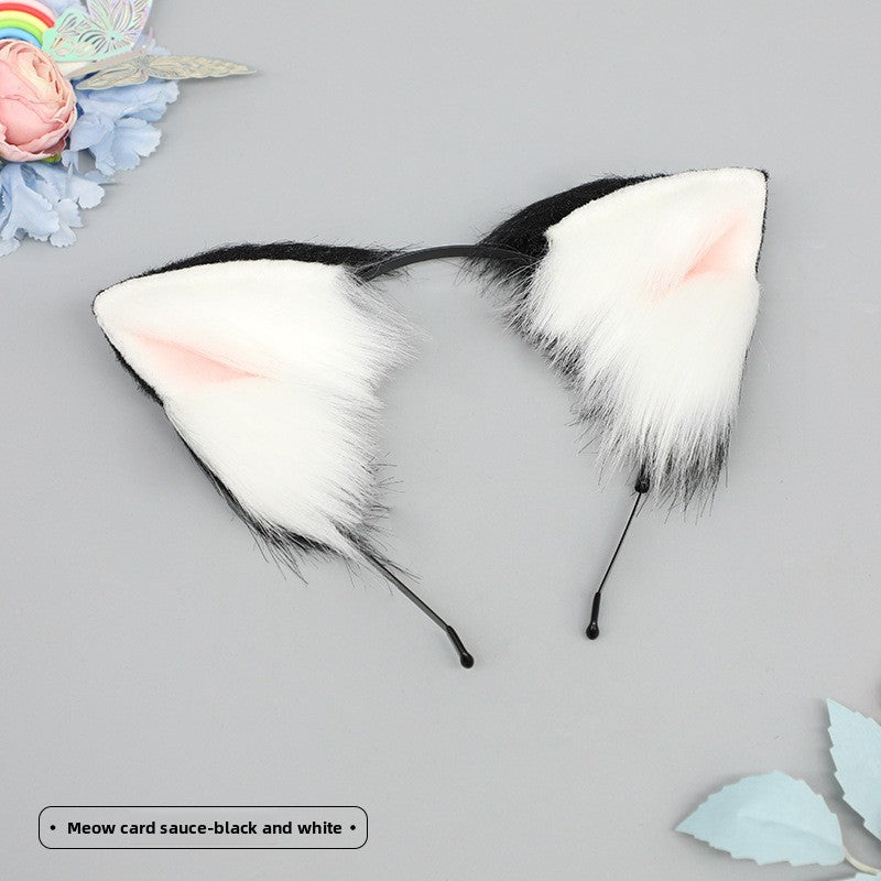 Simulated animal ear hair accessory