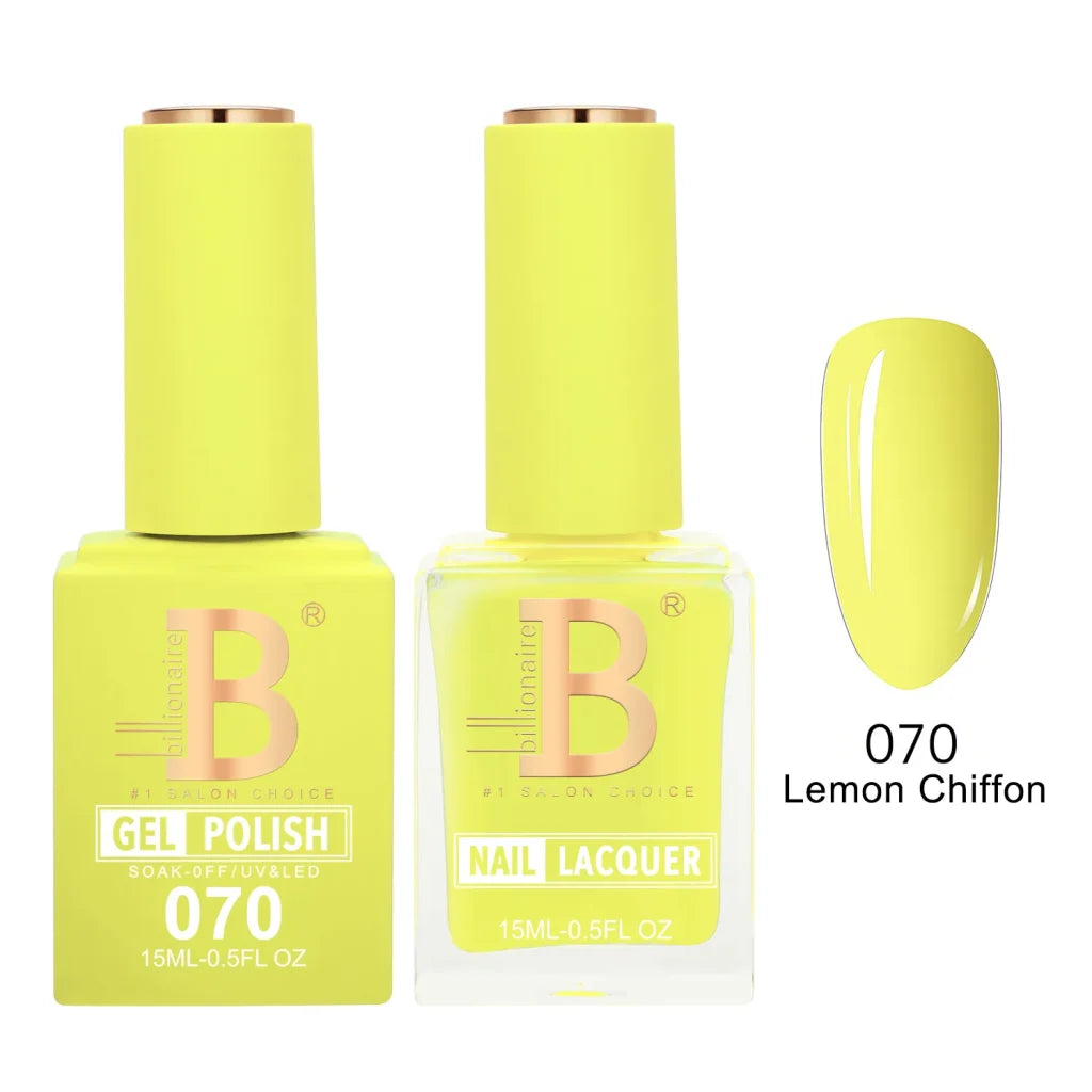 Matching Gel & Lacquer Nail Polish Duo Set - Multiple Colors