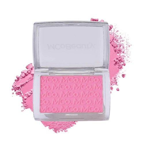 MCoBeauty Glow Up pH Powder Blush - Vivi Pink | Color Activated Soft Matte Blusher for Natural Finish