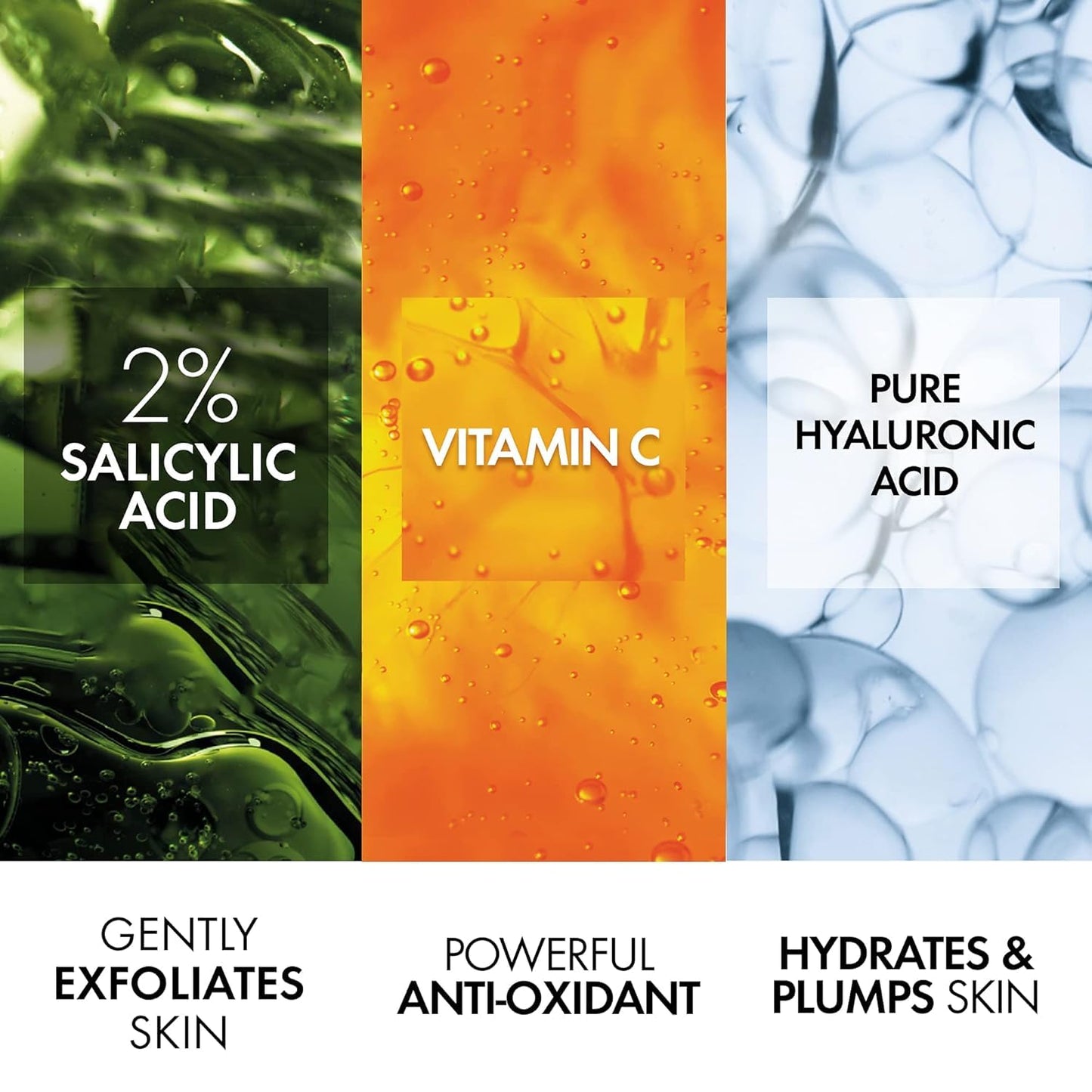 VICHY Normaderm Acne Face Wash - Salicylic Acid Cleanser for Oily Skin | Clears Clogged Pores