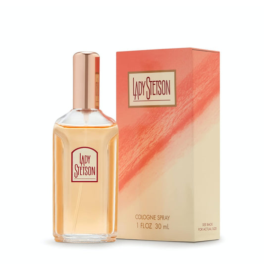 Stetson Lady Stetson Perfume for Women - Feminine Woody Scent with Peach, Rose & Sandalwood - 1.0 Fl Oz