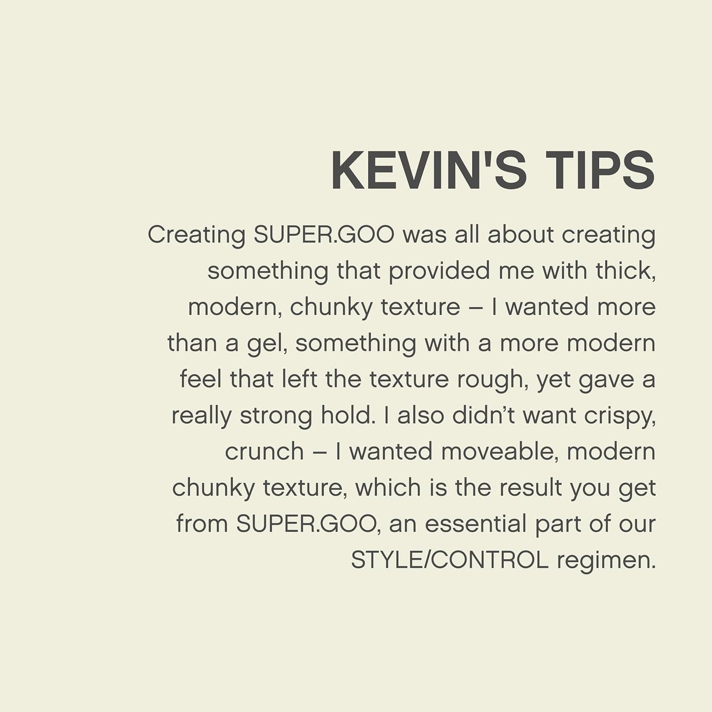 KEVIN.MURPHY SUPER.GOO - Sculpting Hair Gel for All Hair Types - Curl Enhancer & Firm Hold - 100g / 3.5oz