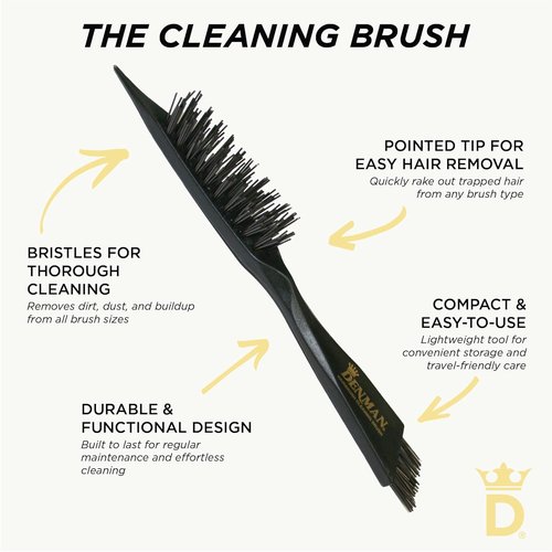 Denman Hairbrush Cleaning Brush - Effortless Hairbrush Maintenance | Model DBC1
