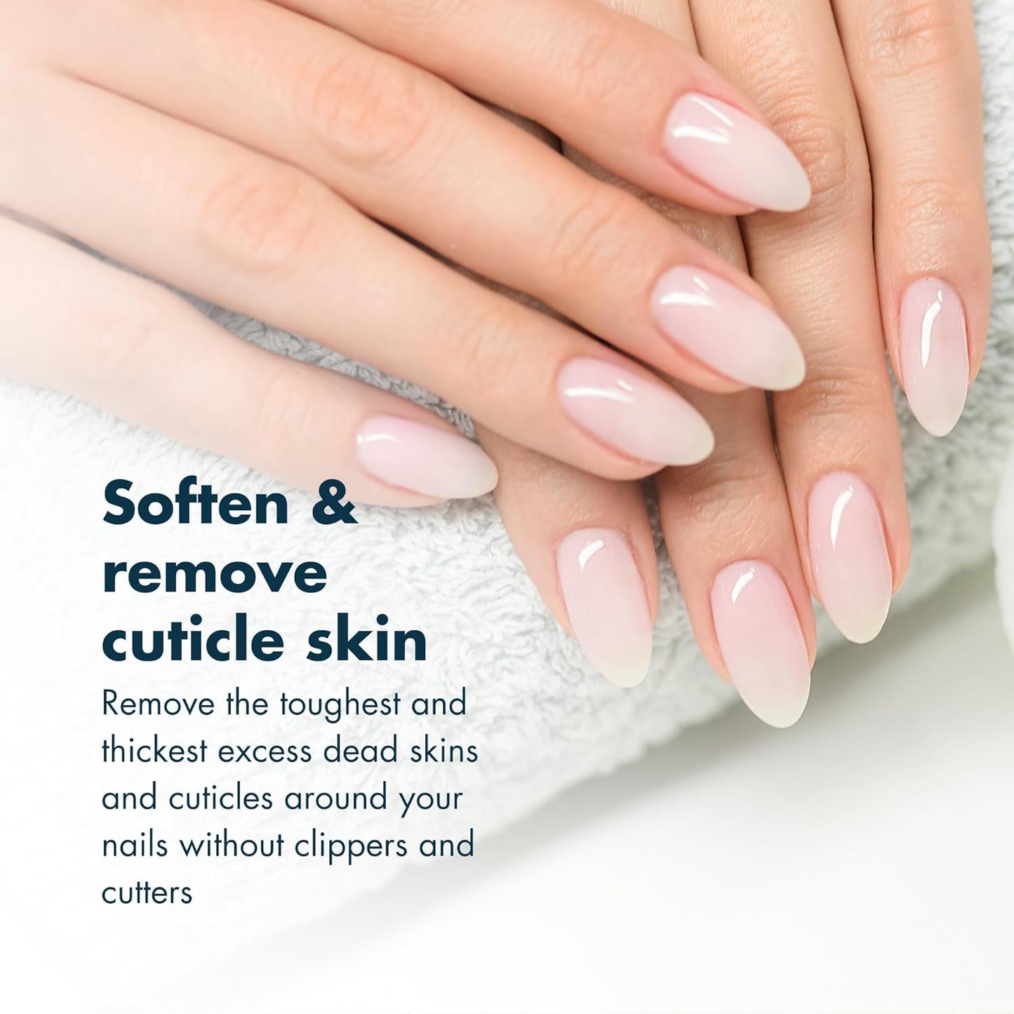 DeEnti Instant Cuticle Remover Gel - Professional 15-Second Softener for Hands & Feet | 8oz Bottle