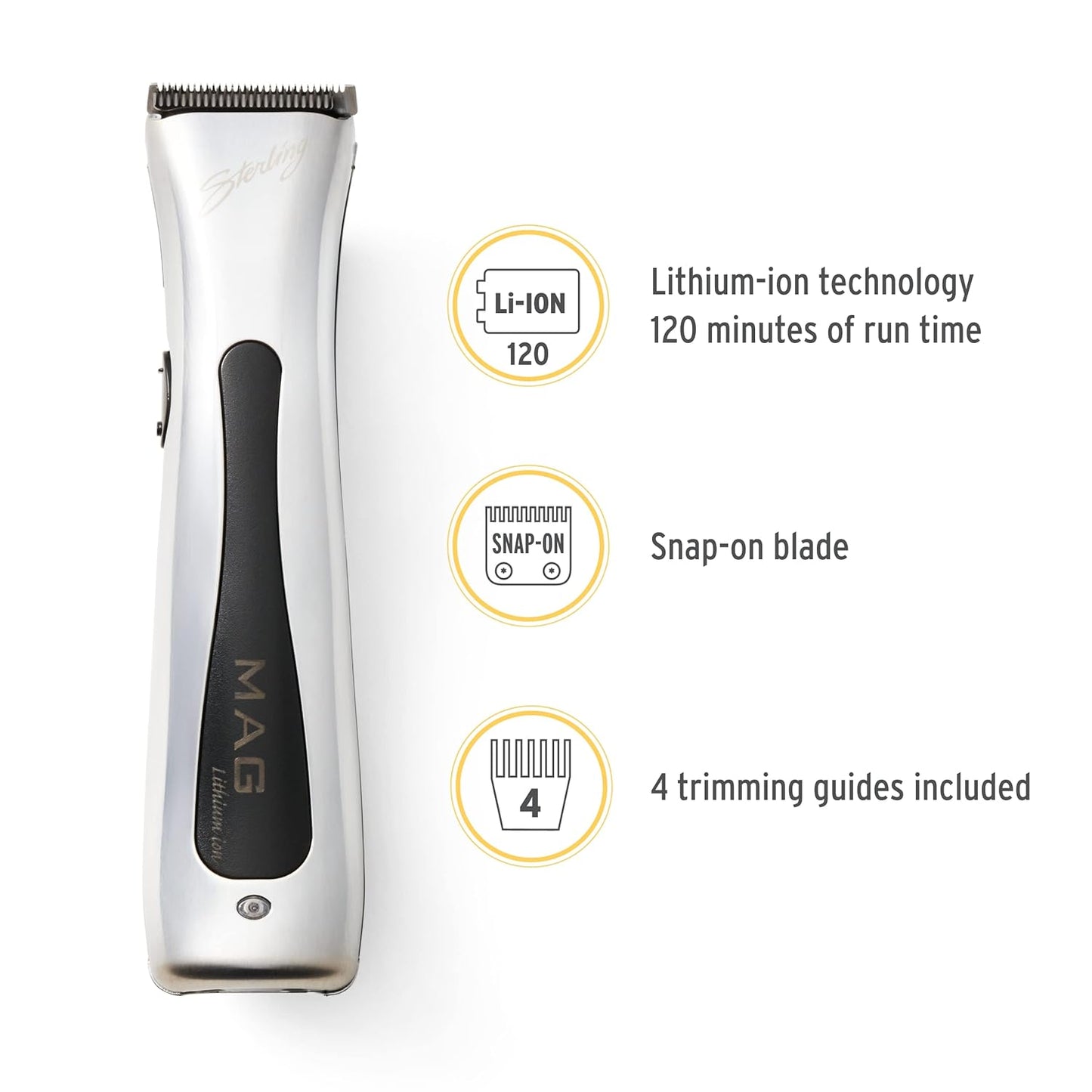 Wahl Professional - Sterling Big Mag Cordless Clipper & Hair Trimmer Set - Salon-Quality Cutting Tools