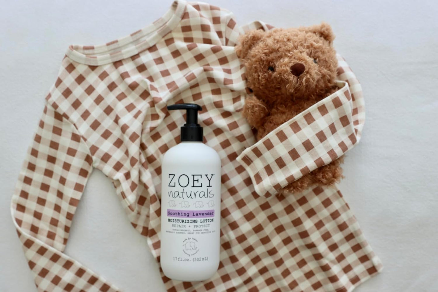 Zoey Naturals Lavender Moisturizing Lotion for Babies - Hypoallergenic & Gentle Formula - 17 fl oz