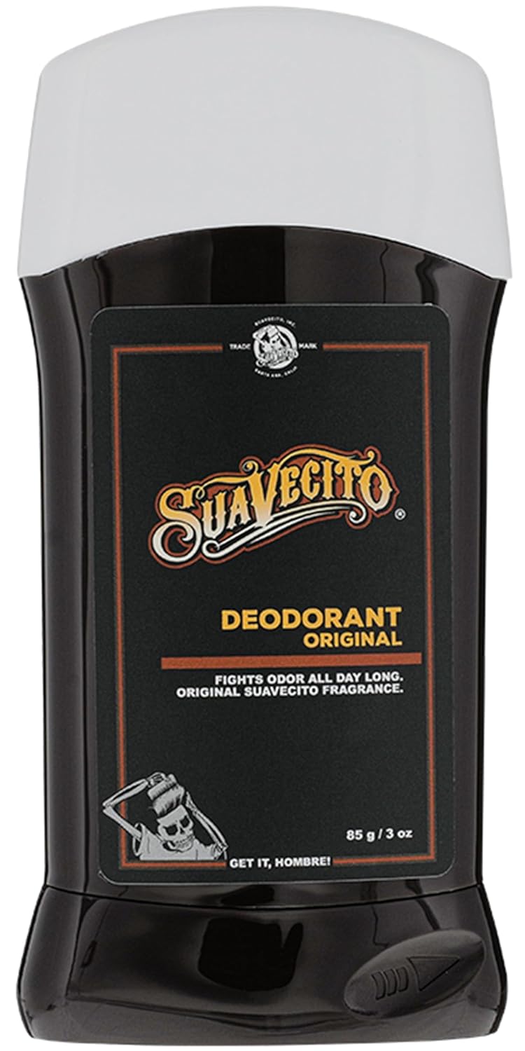 Suavecito Pomade Essentials Bundle - Hair Styling Pomade, Aluminum-Free Deodorant & Moisturizing Soap
