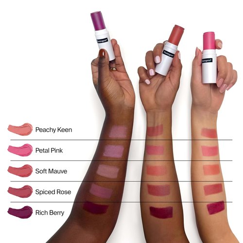 Neutrogena Healthy Glow Blush Stick - Lightweight Creamy Cheek Color with Mango Butter | Rich Berry, 0.3 oz