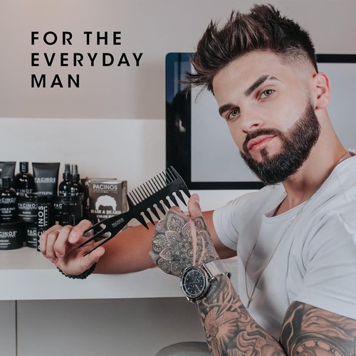 Pacinos Sleek - Extra Hold Pomade for All Hair Types | Long-Lasting Shine, 2 fl. oz.