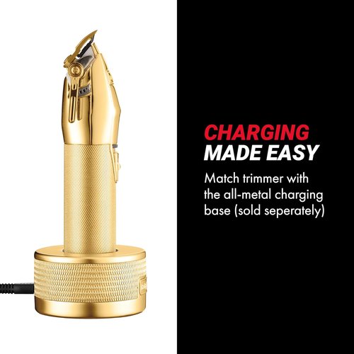 FX+ Professional Barber Hair Clippers - Cord/Cordless, All Metal, Lithium Battery, 3-Hour Runtime