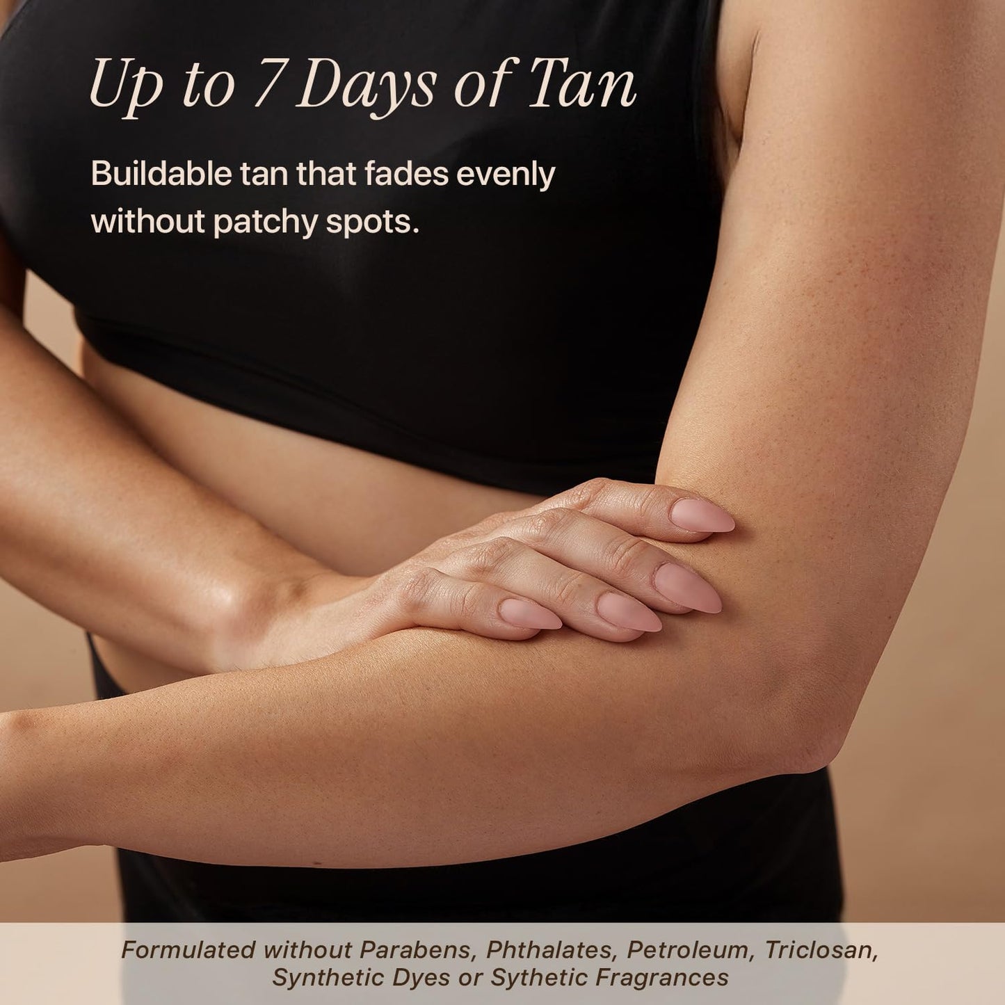 Skiennix Self Tanner Mousse Kit - USA Made, Natural & Organic Ingredients, Includes Kabuki Brush & Mitt