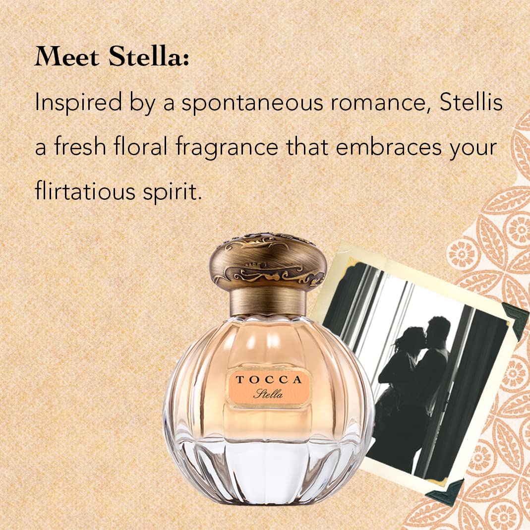 Tocca Stella Perfume for Women - Fresh Floral Fragrance with Blood Orange & Freesia | 1.7oz (50ml)