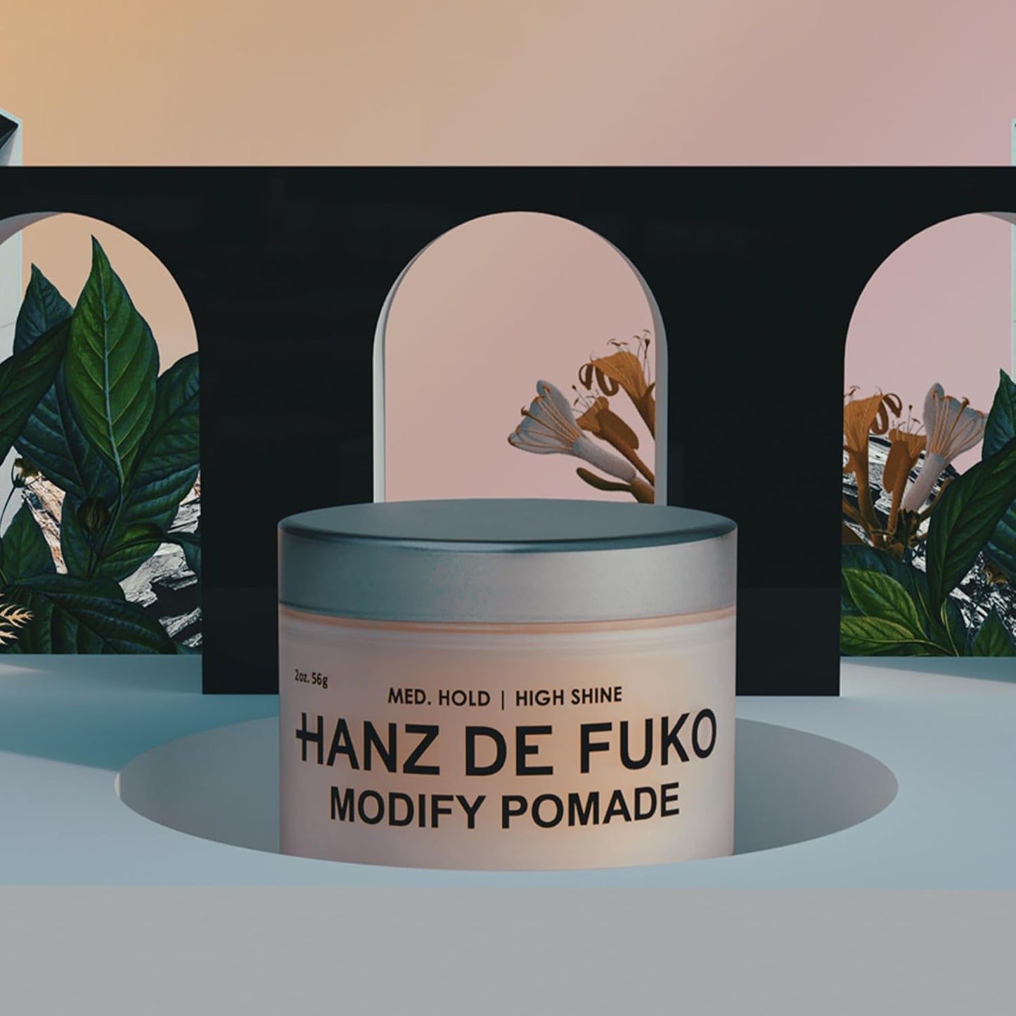 Hanz de Fuko Heavymade – Premium Men’s Hair Styling Pomade for an Extreme Hold, High Shine Finish – Water-Based, Humidity-Resistant Styler for Achieving Various Hairstyles – 2 oz, Travel Size