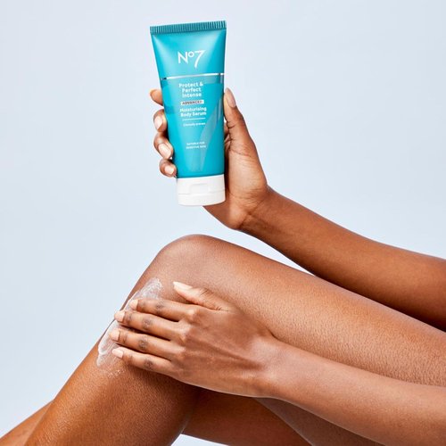 No7 Protect & Perfect Intense Advanced Body Serum - Anti-Aging Moisturizer with Hyaluronic Acid & Argan Oil | 6.7 oz