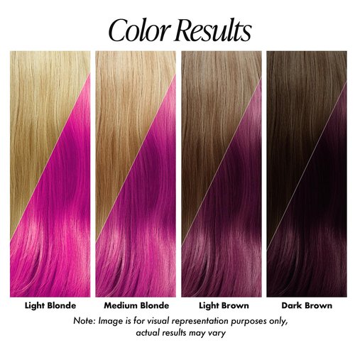 Adore Semi-Permanent Hair Color - Neon Pink | Vegan, Cruelty-Free Dye | Ammonia-Free, 4 Fl Oz
