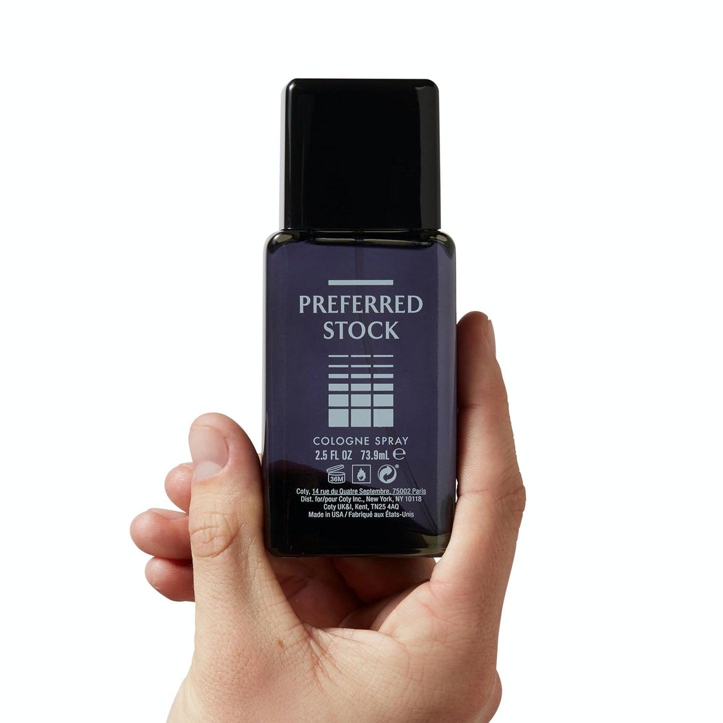 Stetson Preferred Stock Cologne Spray for Men - Leathery & Woody Aroma with Cypress & Sandalwood - 2.5 Fl Oz
