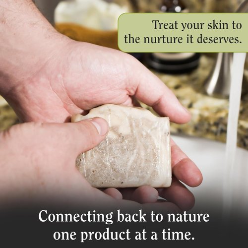 **Compass Soap Petoskey Stone - Natural Bar Soap for Men | Gentle Lather, Paraben & Phthalate Free | 5 oz, Pack of 2**