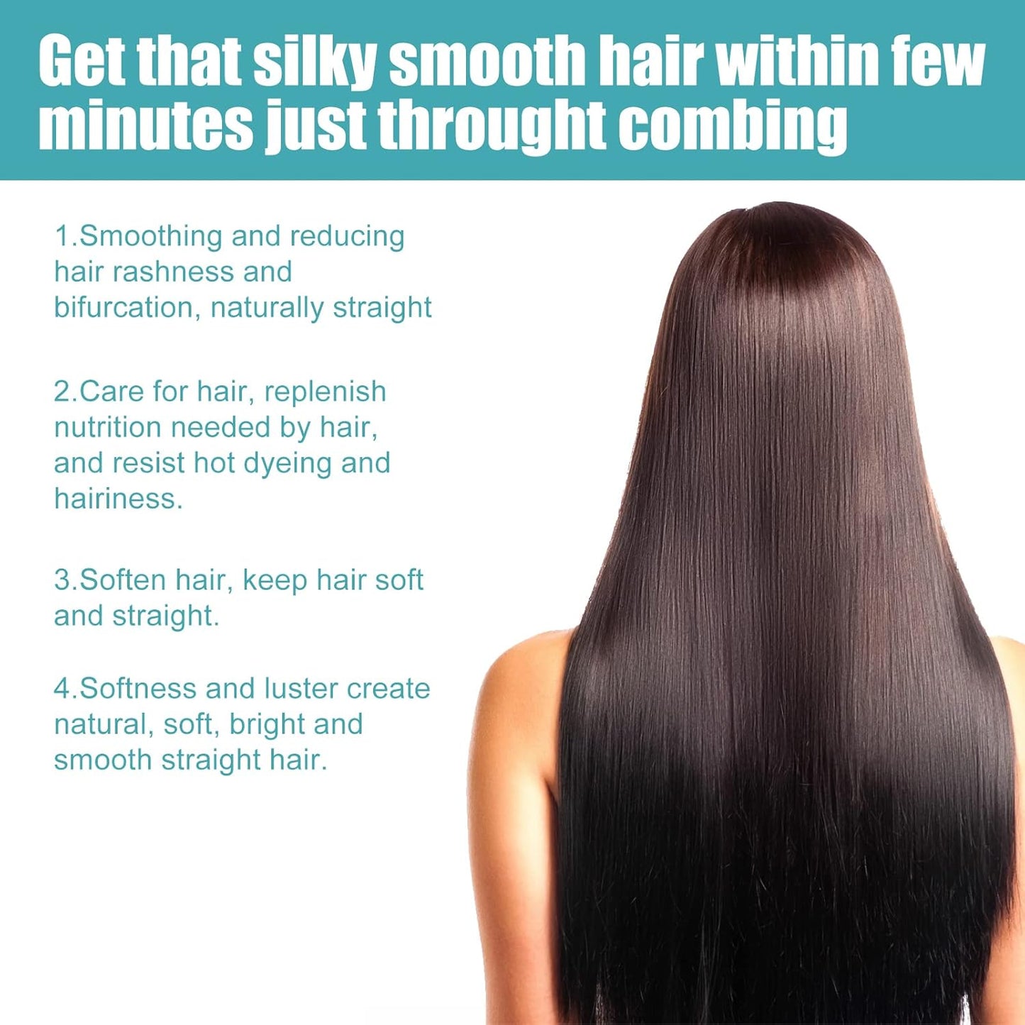 Skiennix Silk & Gloss Protein Hair Straightening Cream - 2PCS for Smooth Curly Hair