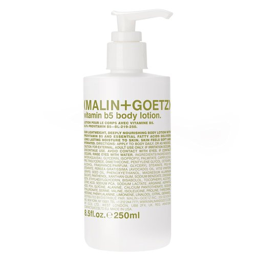 MALIN+GOETZ Vitamin B5 Body Lotion - Lightweight Daily Moisturizer with Avocado & Grapeseed Oils | Hydrating & Nourishing, Bergamot Scented | Vegan & Cruelty-Free